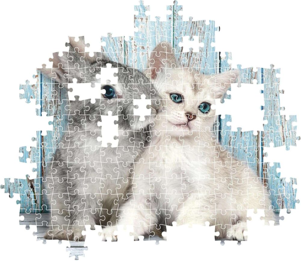 Clementoni - Puzzle + Poster - Cat and Rabbit - 500 Pieces - Image 6