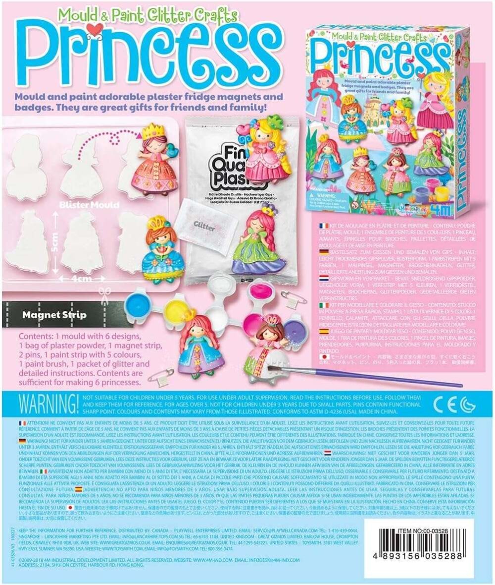 4M Mould & Paint - Glitter Princess - Image 6