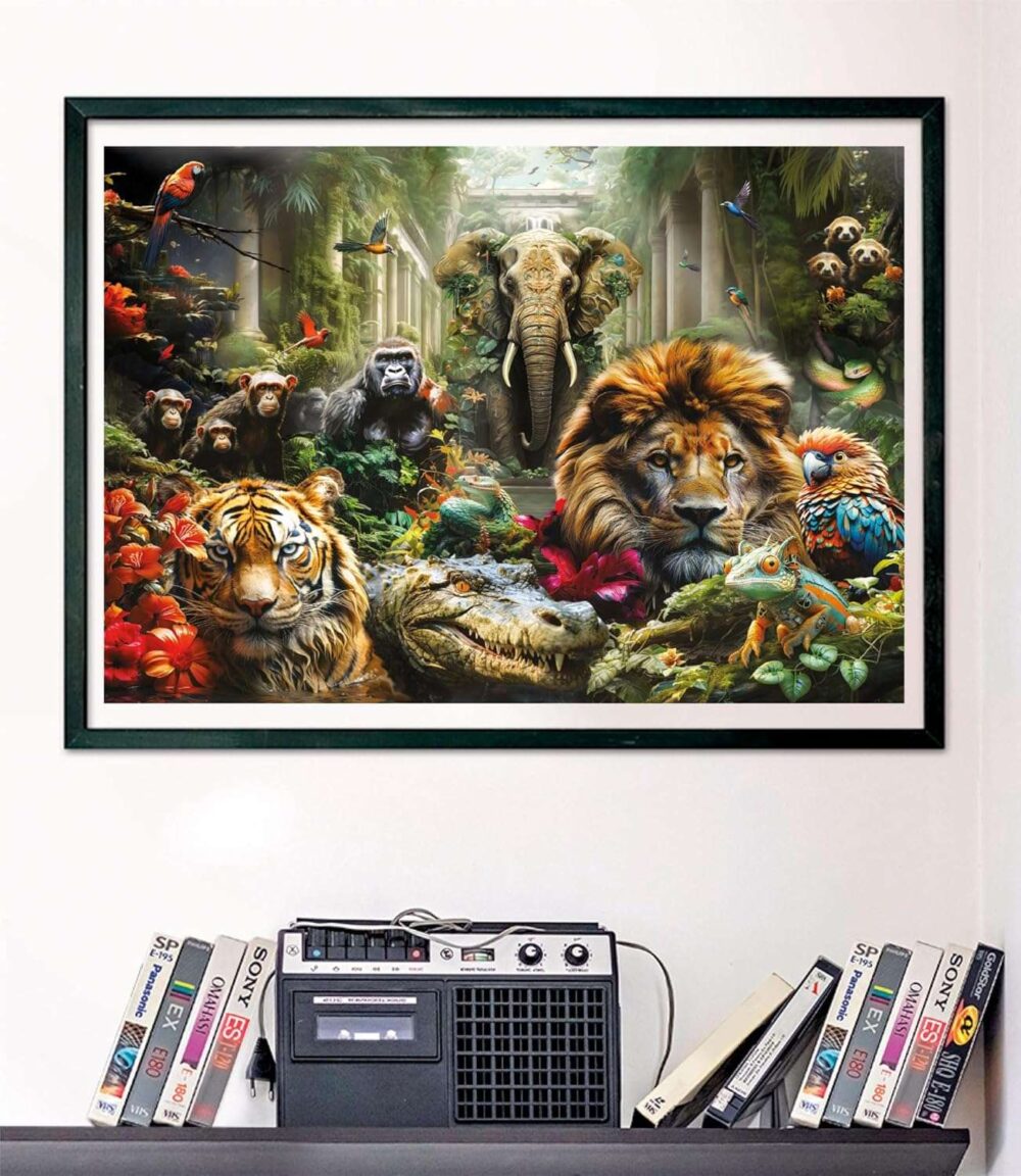 Clementoni - Animals Mystic Jungle Puzzle - 1000 Pieces - Image 7