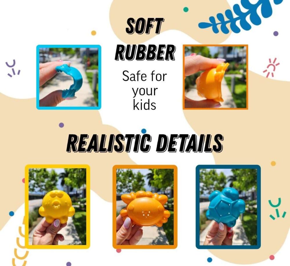 SUNFUN -  Folding Bucket Shovel - Sand Rake & 3 Sand Molds - Image 7
