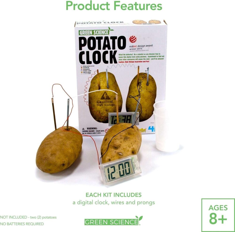 4M Green Science - Potato Clock - Image 9