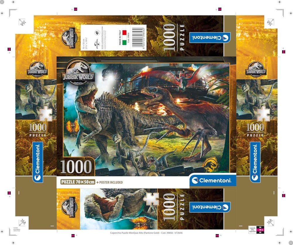Clementoni - Jigsaw Puzzle - Jurassic World - 1000 Pieces - Image 10