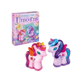 4M Mould & Paint - 3D Glitter Unicorns