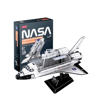 Cubic Fun 3D Puzzle - NASA Discovery(Space Shuttle) - 126 Pieces