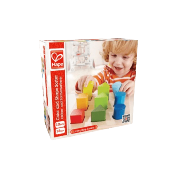 Hape - Wooden Color and Shape Sorter