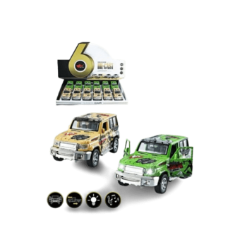 Stem - 1/32 Graffiti Toyota Alloy Pull-Back Jeep - 1pc