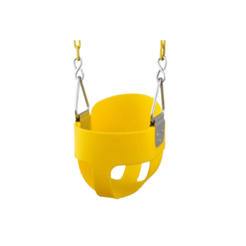 Outdoor Bucket Swing Seat With Chain - Multicolor