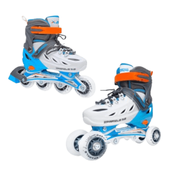 Jaspo - Sparkle 2.0 Inline & Quad Roller Skates - Convertible & Adjustable - JS1023