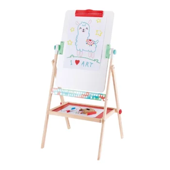Hape - Standing Flip Flat 2 Sided Kids Artwork Easel