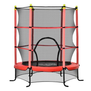 My First Trampoline With Enclosure – RED