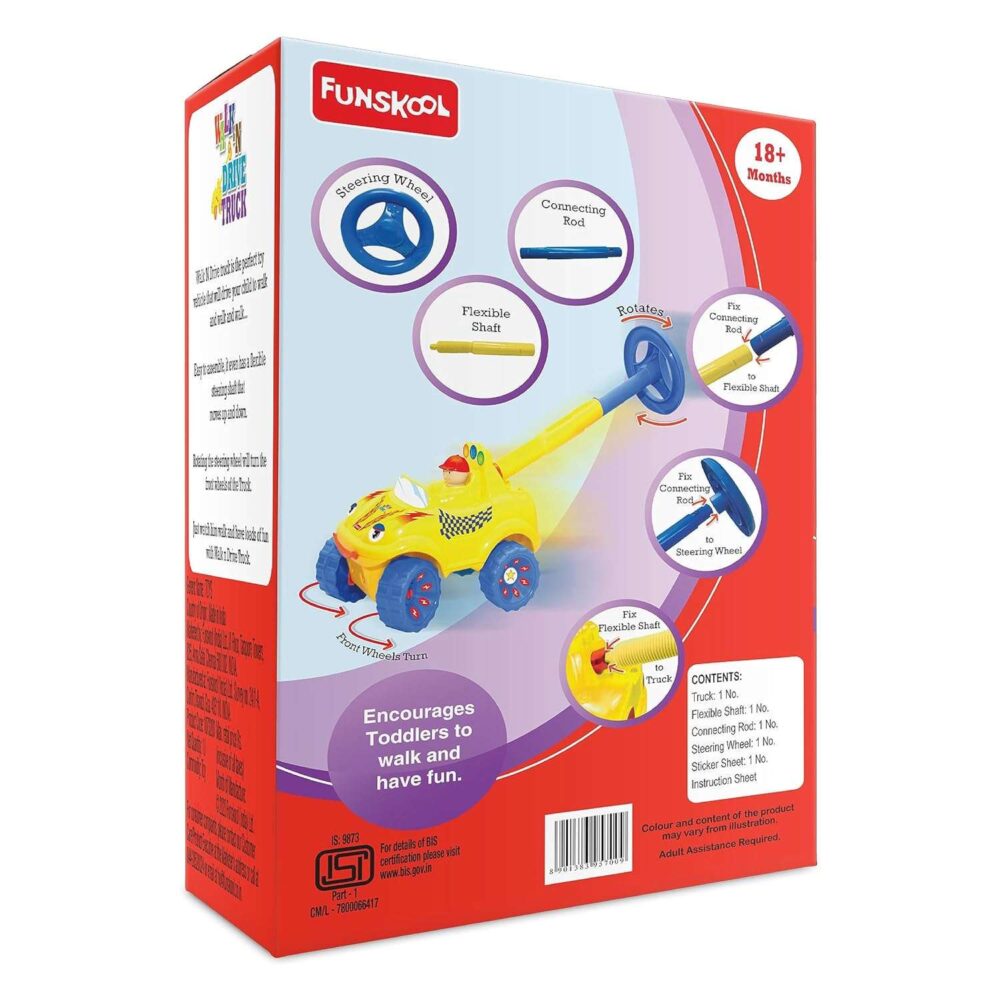 Funskool Giggles - Walk N Drive Truck - Image 3