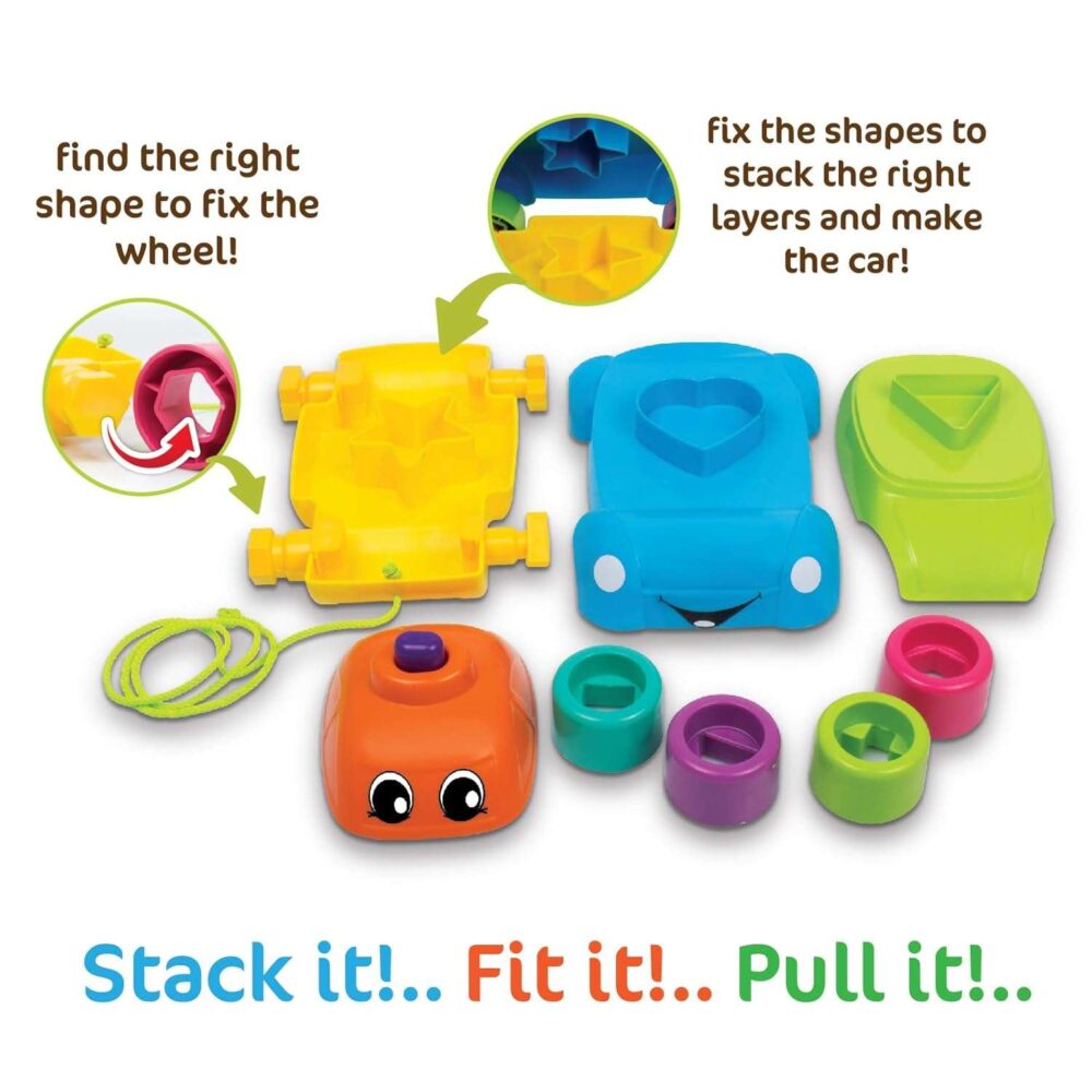 Funskool Giggles - Stack A Car - Image 4