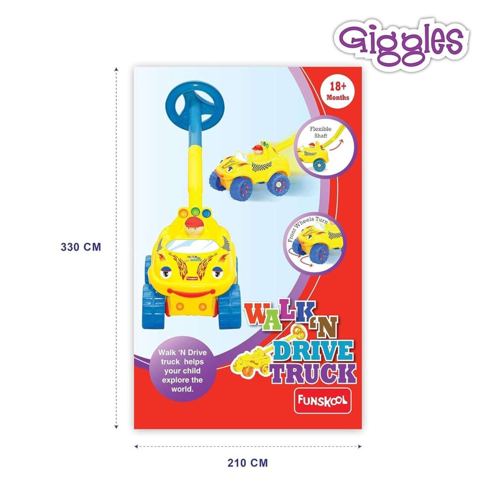 Funskool Giggles - Walk N Drive Truck - Image 6