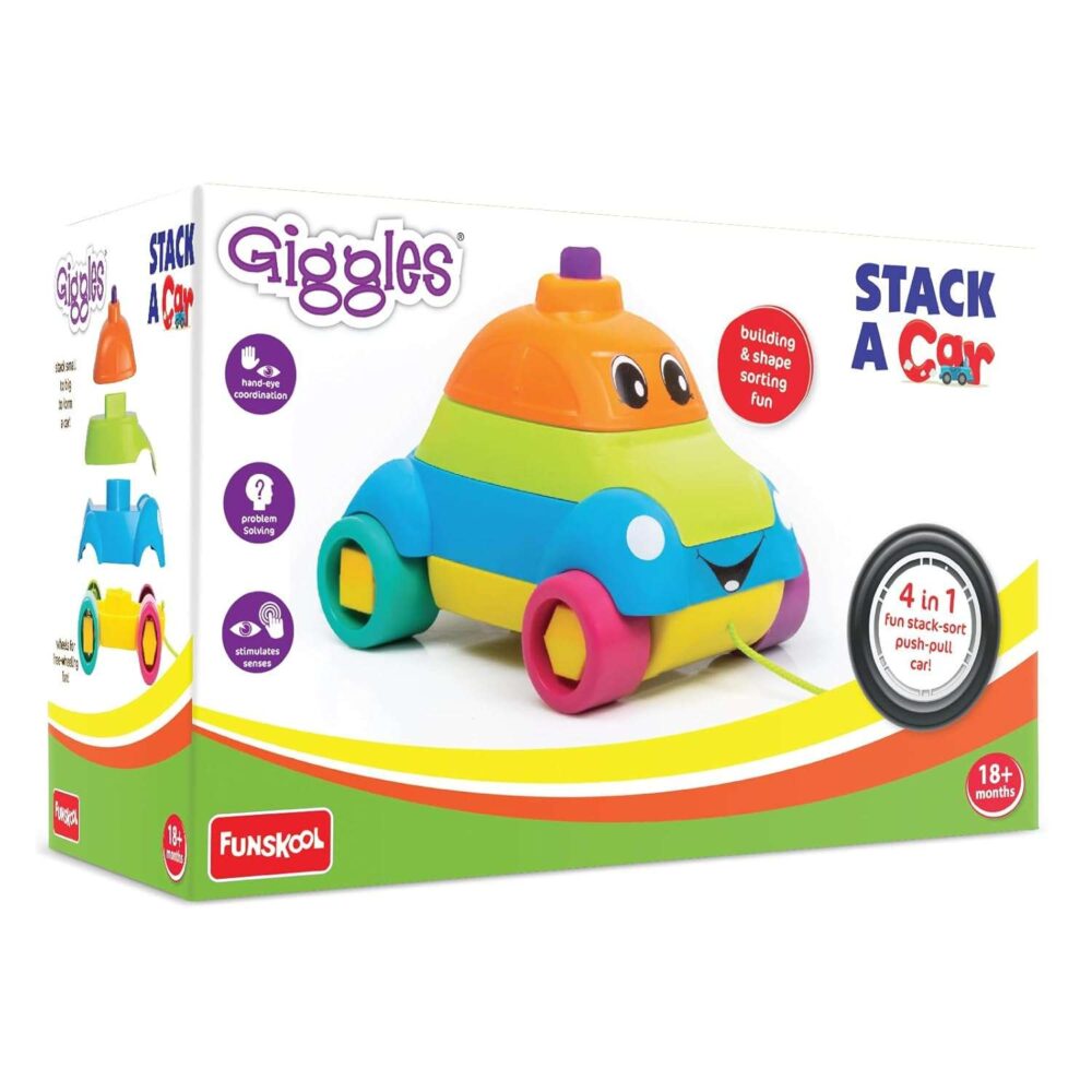 Funskool Giggles - Stack A Car - Image 6