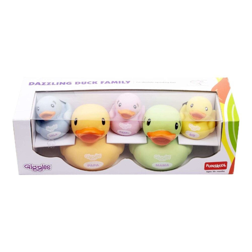 Funskool Giggles - Dazzling Duck Family Squeakers - Image 6