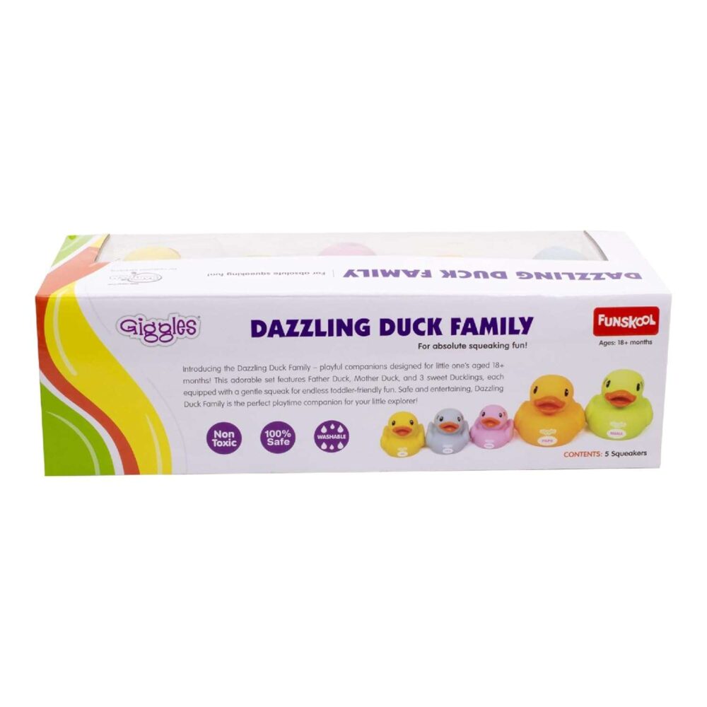 Funskool Giggles - Dazzling Duck Family Squeakers - Image 7