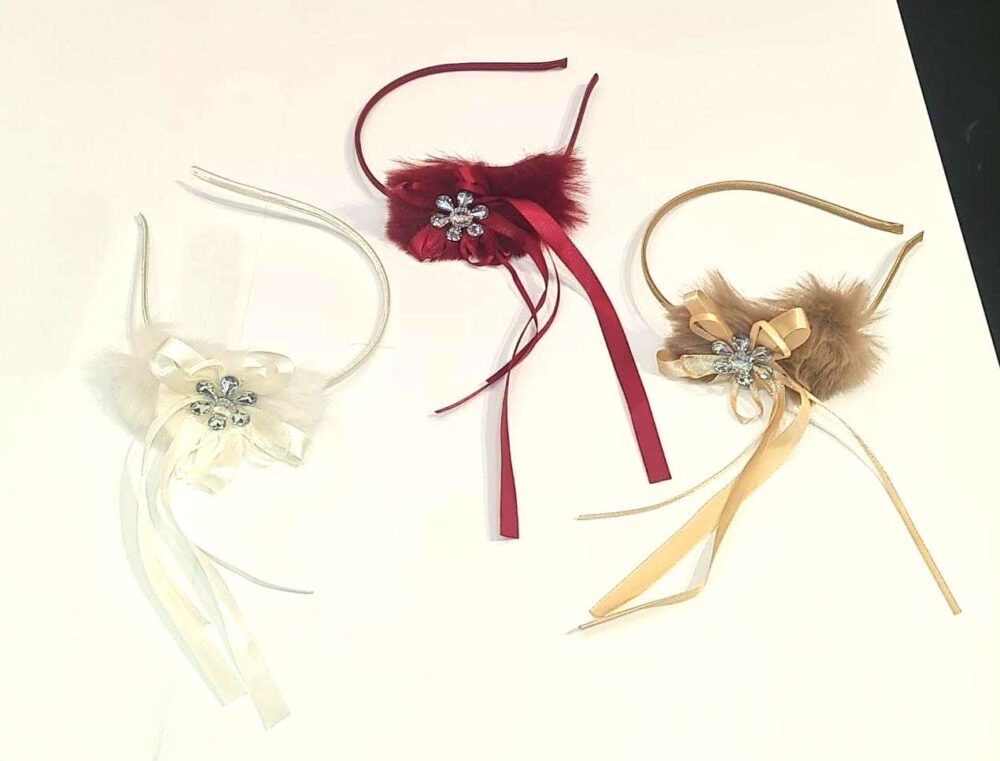 Corsage Embellished Hair Bands - Assorted Designs - Image 5
