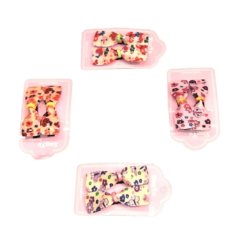 Hair Bow Clips - Assorted Designs & Colors