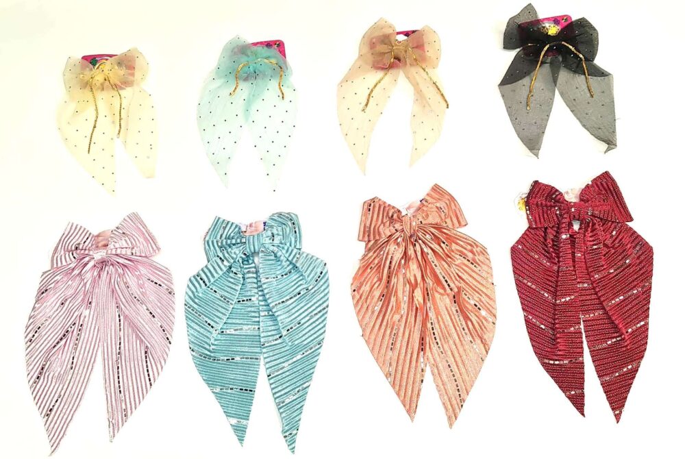Hair Clip Bow - Assorted Designs & Colors - Image 9