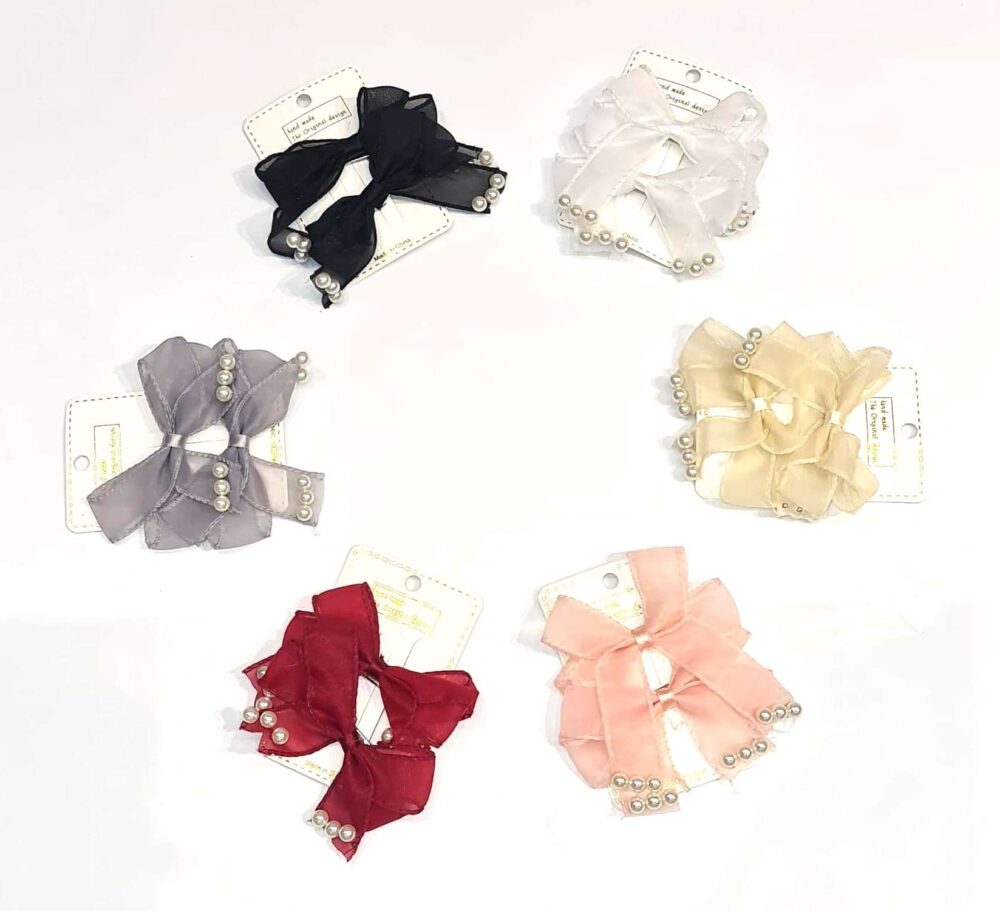 Hair Clip Bow - Assorted Colors - Image 8