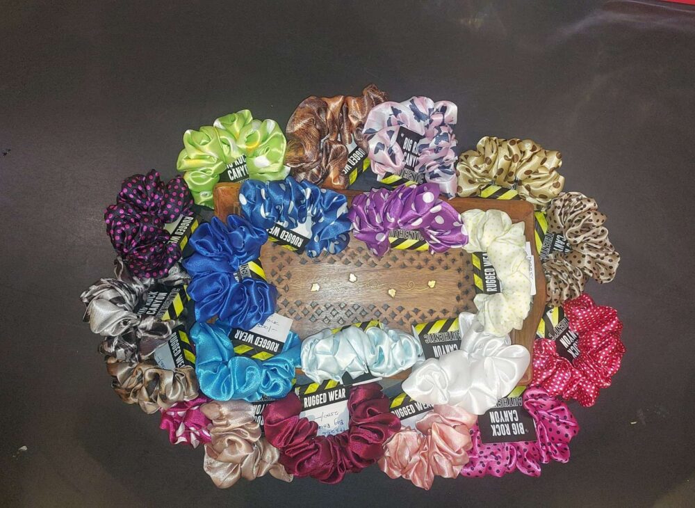 Big RocK Canyon Hair Scrunchies - Assorted Designs & Colors - Image 2