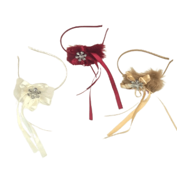 Corsage Embellished Hair Bands - Assorted Designs