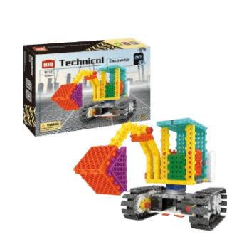 HIQ Technical Excavator - Electronic Children's Constructor