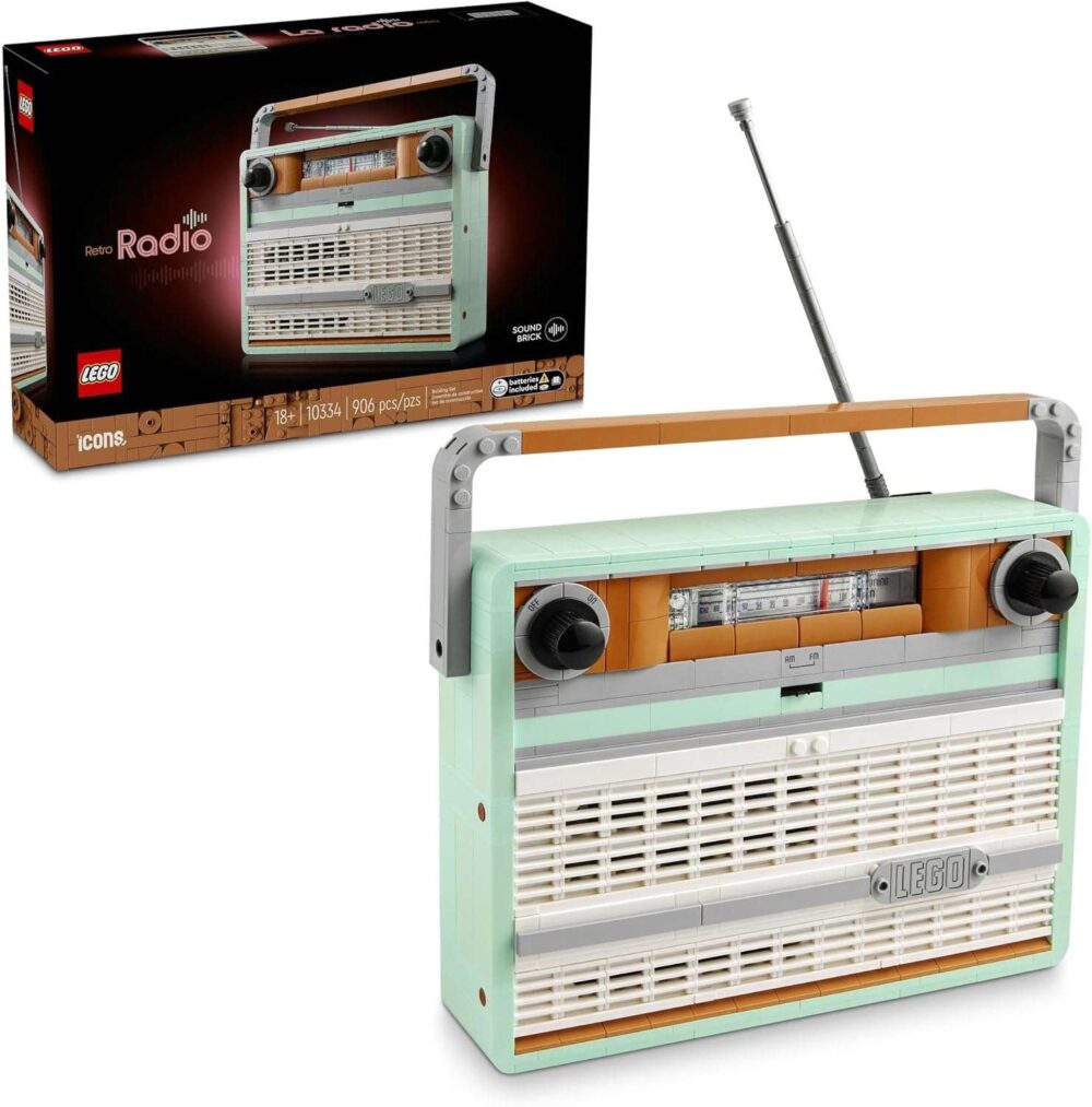 LEGO Icons Retro Radio Building Set - Image 2