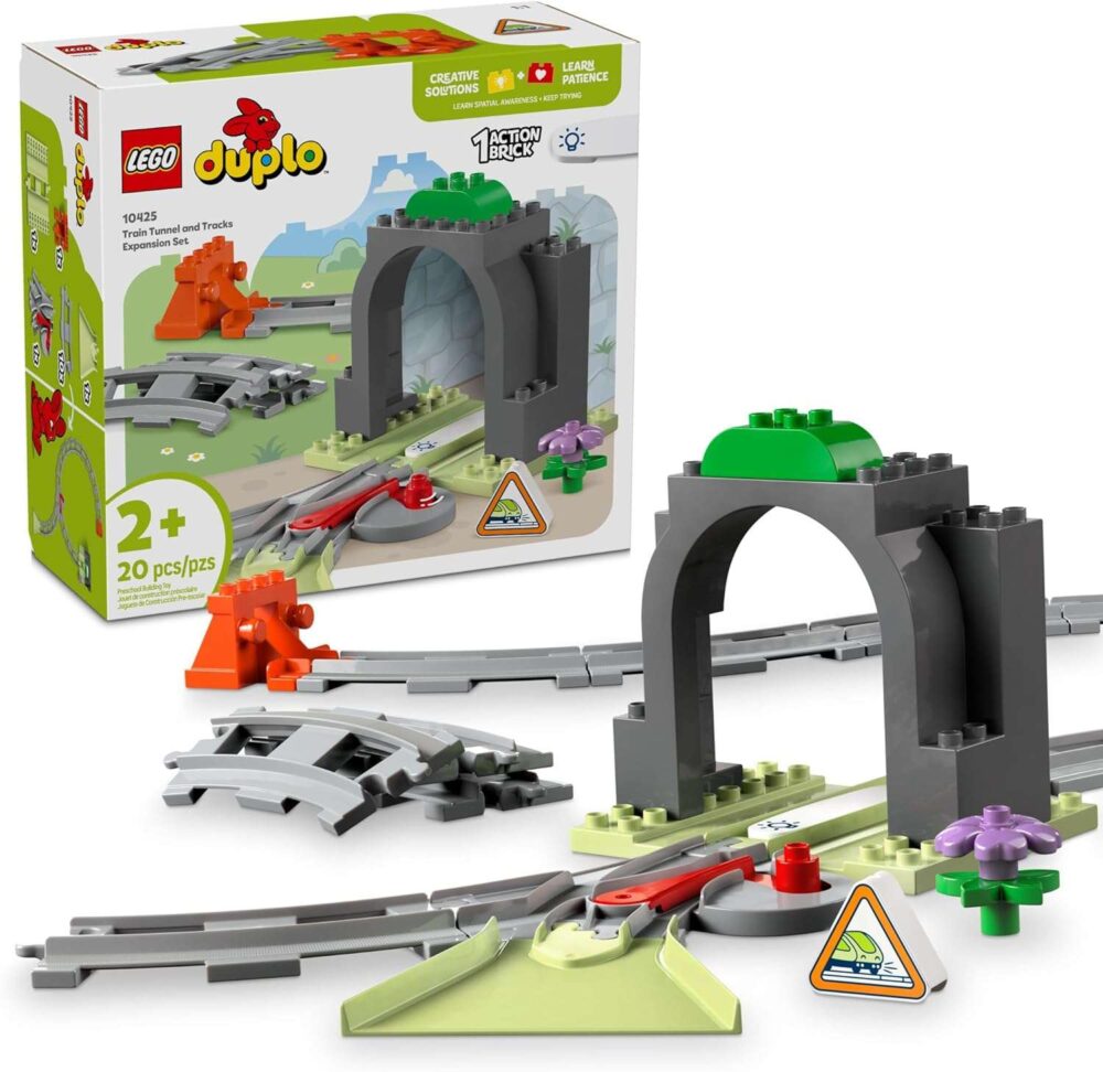LEGO DUPLO Town Train Tunnel and Tracks Expansion Set - Image 2