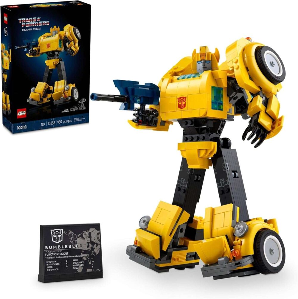 LEGO Icons Transformers Bumblebee Action Figure - Image 2