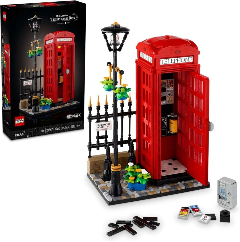 LEGO Ideas Red London Telephone Box Model - Image 2