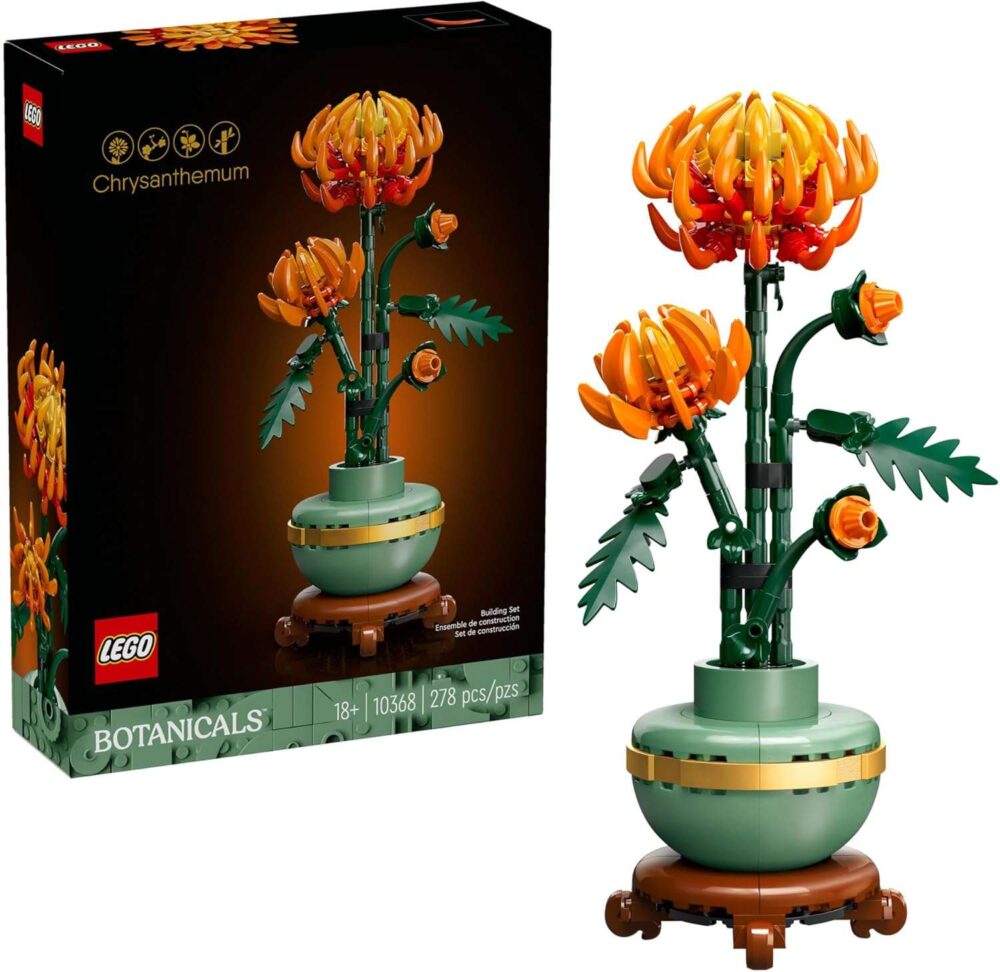 LEGO Botanicals Chrysanthemum Building Set - Image 2