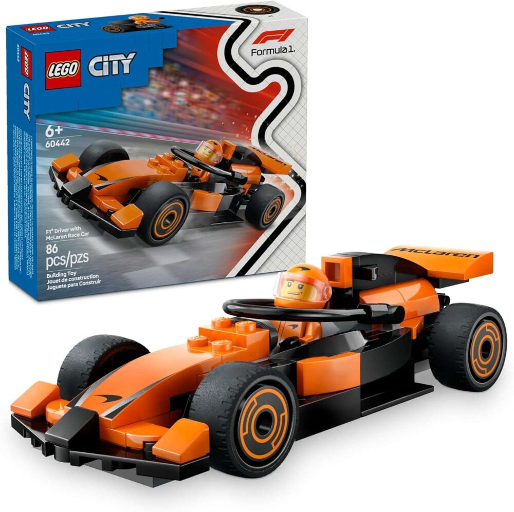 LEGO City F1 Driver with McLaren Race Car Toy - Image 2