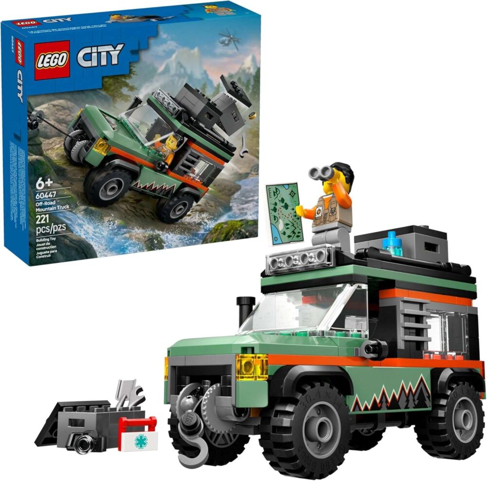 LEGO City Off-Road 4x4 Mountain Truck Toy - Image 2