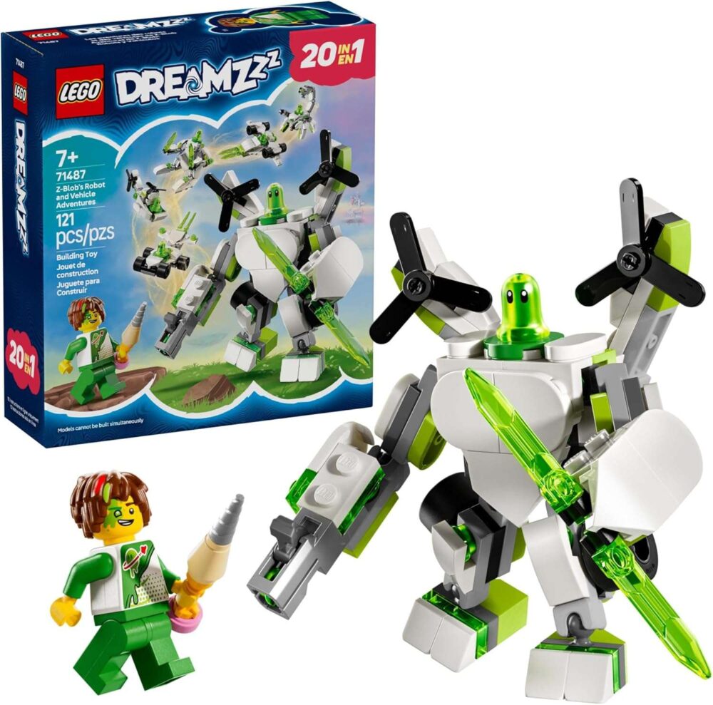 LEGO DREAMZzz Z-Blob's Robot and Vehicle Adventures Robot Toy Building Kit - Image 2