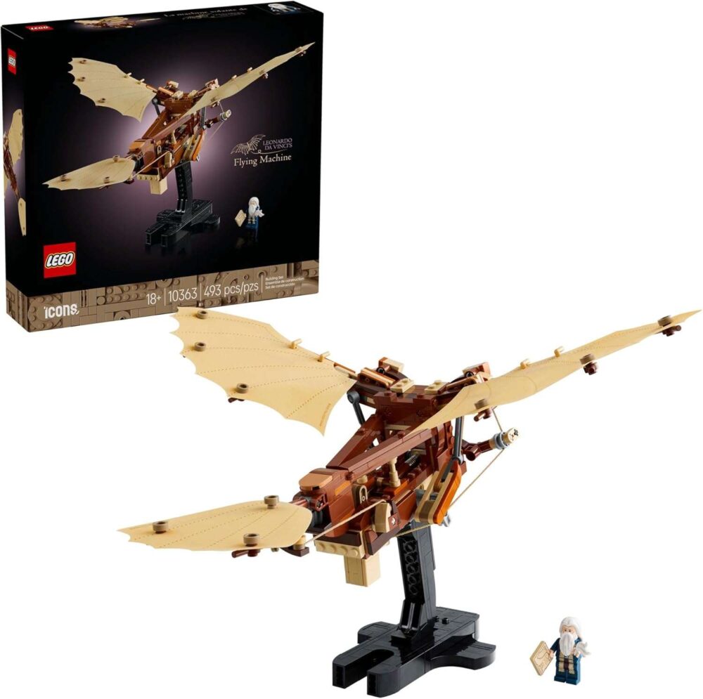 LEGO Icons Leonardo da Vinci's Flying Machine DIY Kit - Image 2
