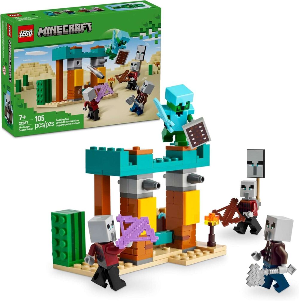 LEGO Minecraft The Illager Desert Patrol Toy Figures and Playset - Image 2