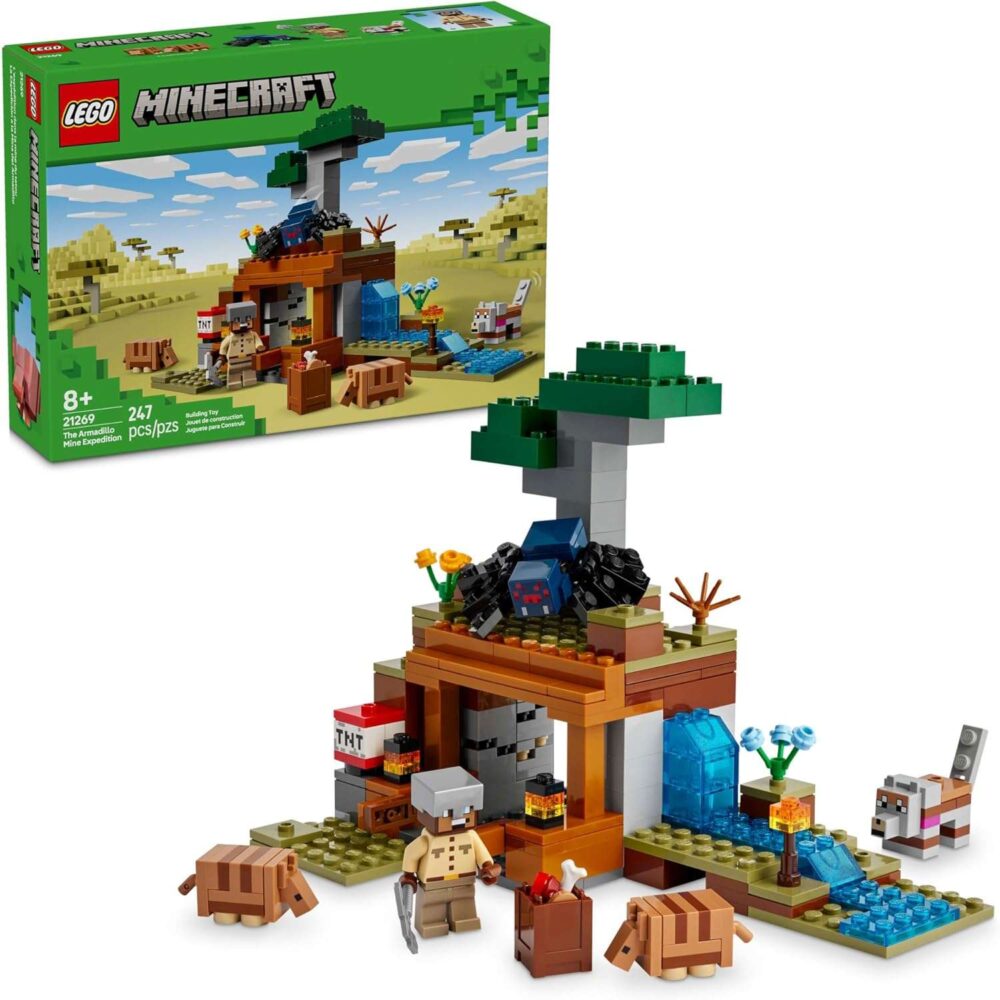 LEGO Minecraft The Armadillo Mine Expedition Toy Figures and Playset - Image 2