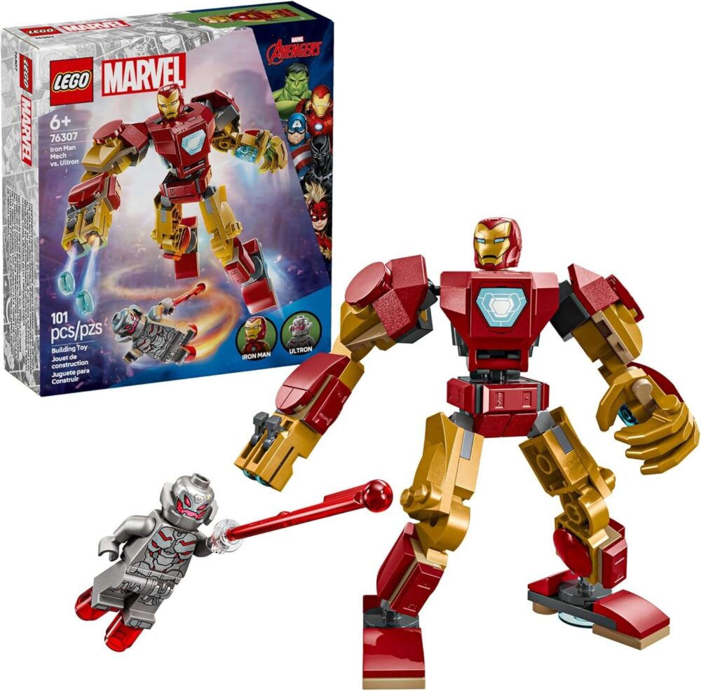 LEGO Marvel Iron Man Mech vs. Ultron Building Toy Set - Image 2