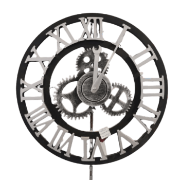 3D Vintage Wall Clock 40cm