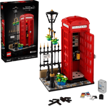 LEGO Ideas Red London Telephone Box Model