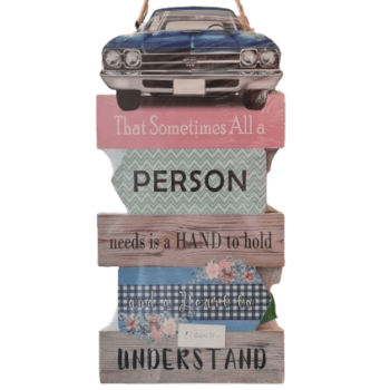 That Sometimes - Wooden Frame - Inspirational Quote