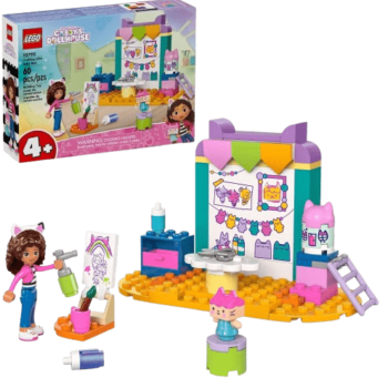 LEGO Gabby's Dollhouse Crafting with Baby Box Building Toys