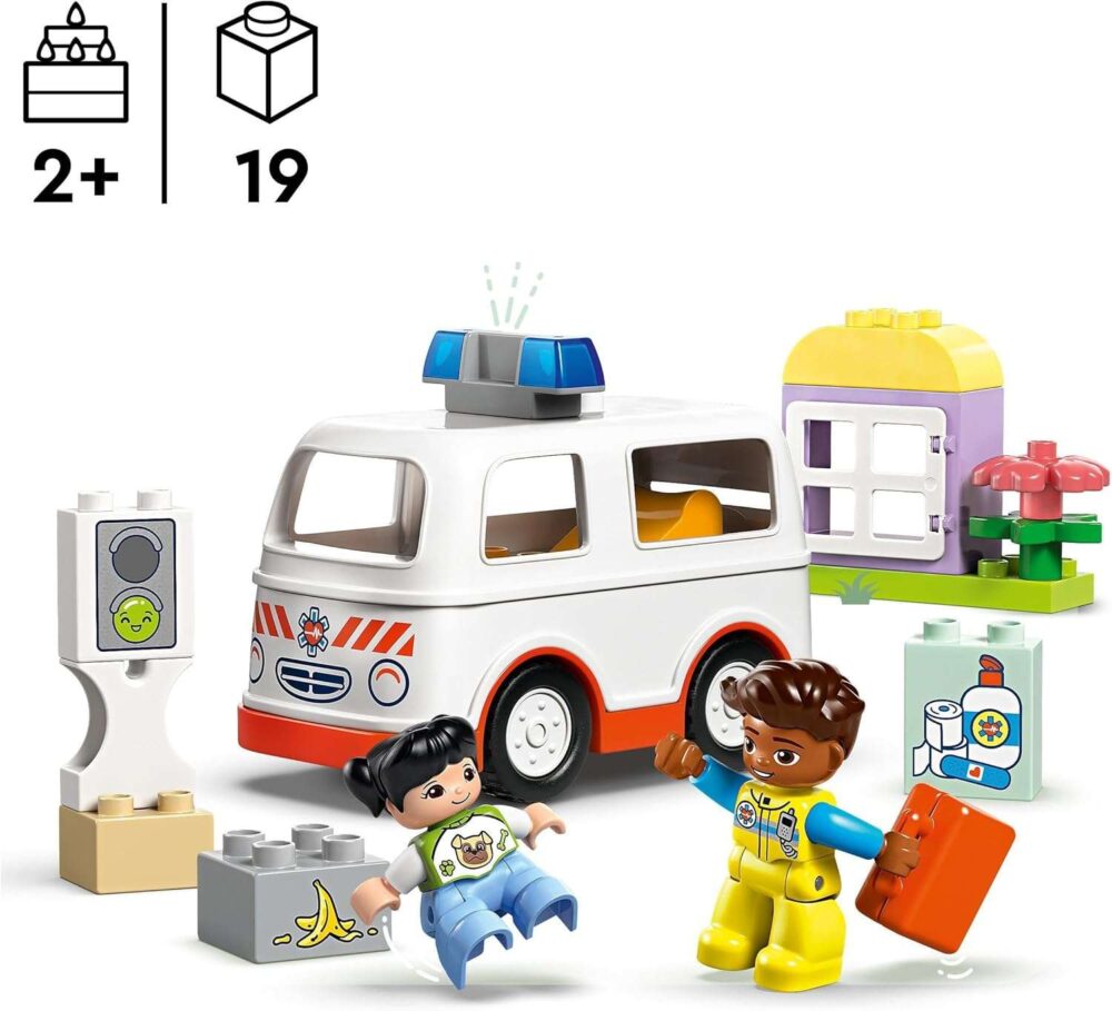 LEGO DUPLO Ambulance & Driver Set - Image 3