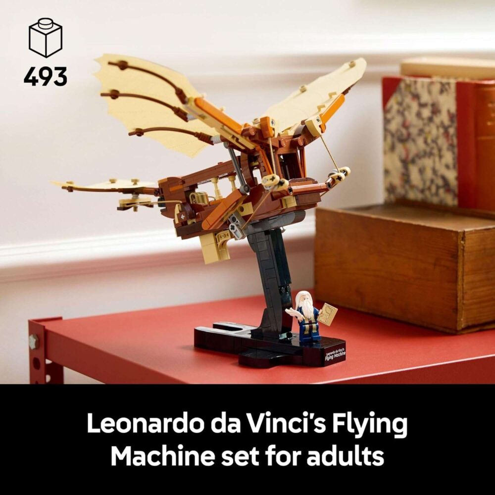 LEGO Icons Leonardo da Vinci's Flying Machine DIY Kit - Image 3
