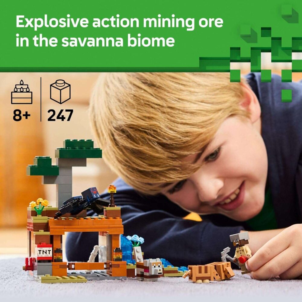 LEGO Minecraft The Armadillo Mine Expedition Toy Figures and Playset - Image 3