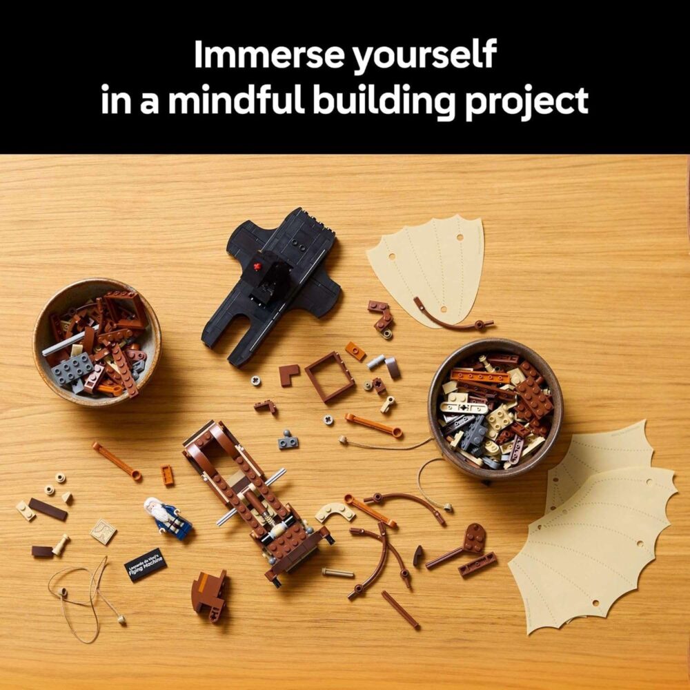 LEGO Icons Leonardo da Vinci's Flying Machine DIY Kit - Image 4