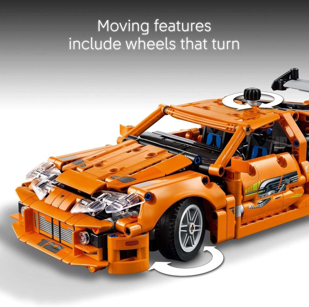 LEGO Technic Fast and Furious Toyota Supra MK4 Building Kit - Image 4