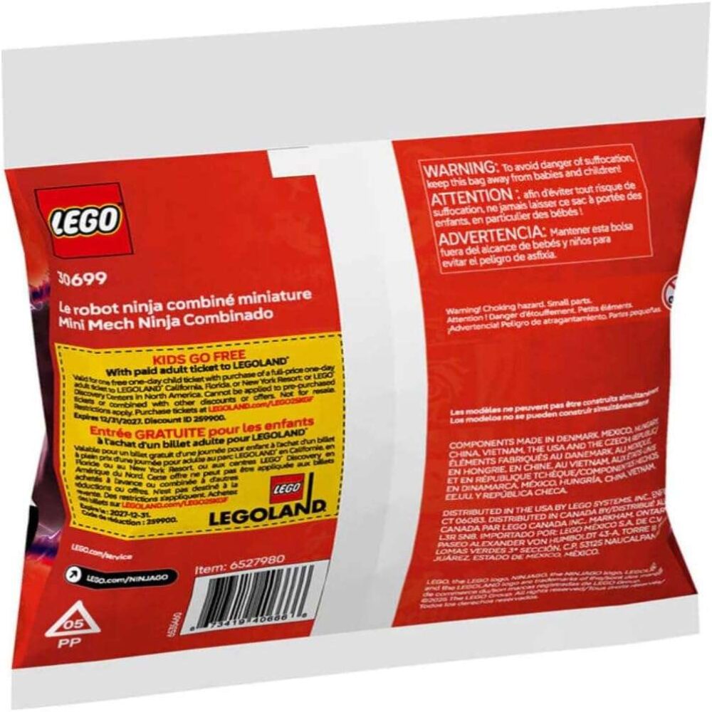 LEGO Ninjago Dragons Rising Mini Ninja Combo Mech - Image 4