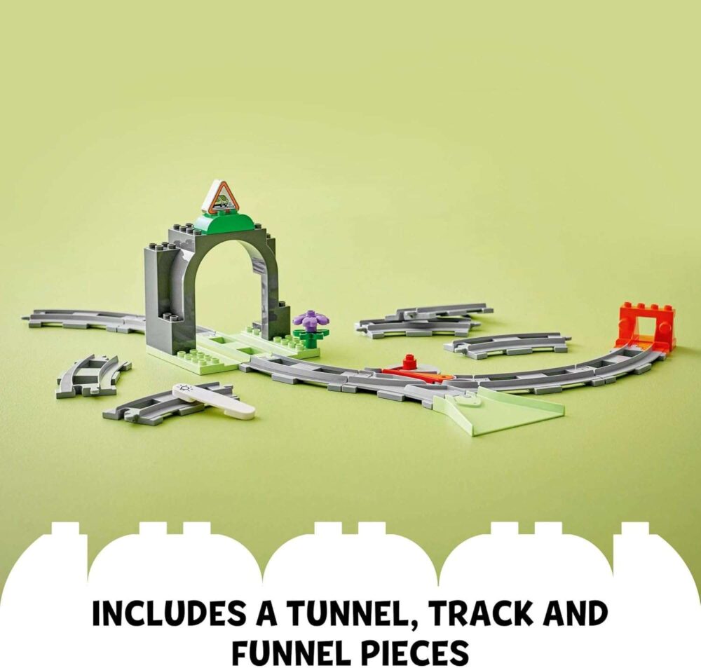 LEGO DUPLO Town Train Tunnel and Tracks Expansion Set - Image 5